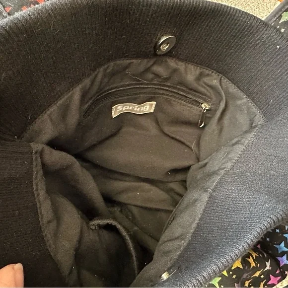 Spring Shoulder Bag with buttons - Picture 4 of 4